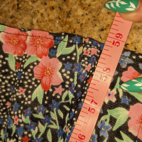 VTG 70's Maxi Dress Size 14 Psychedelic Floral Pattern - Picture 13 of 16